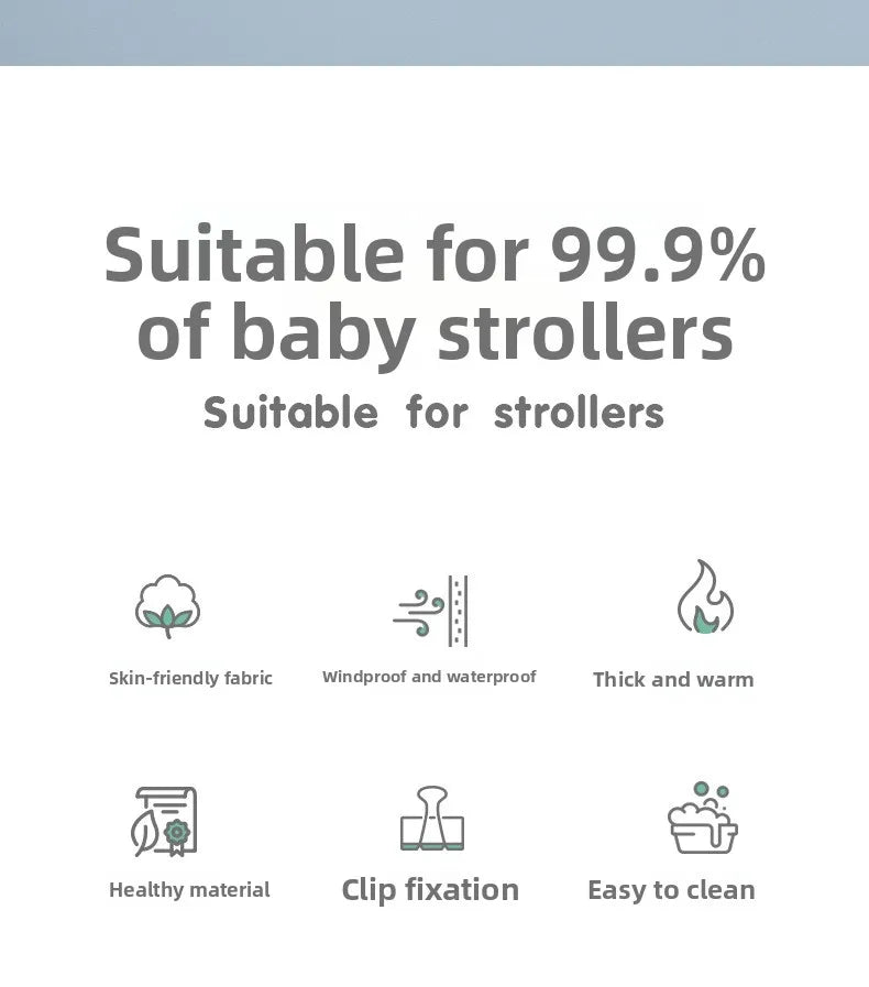 Stroller windproof blanket Stroller blanket Windproof waterproof Go out convenient to keep warm