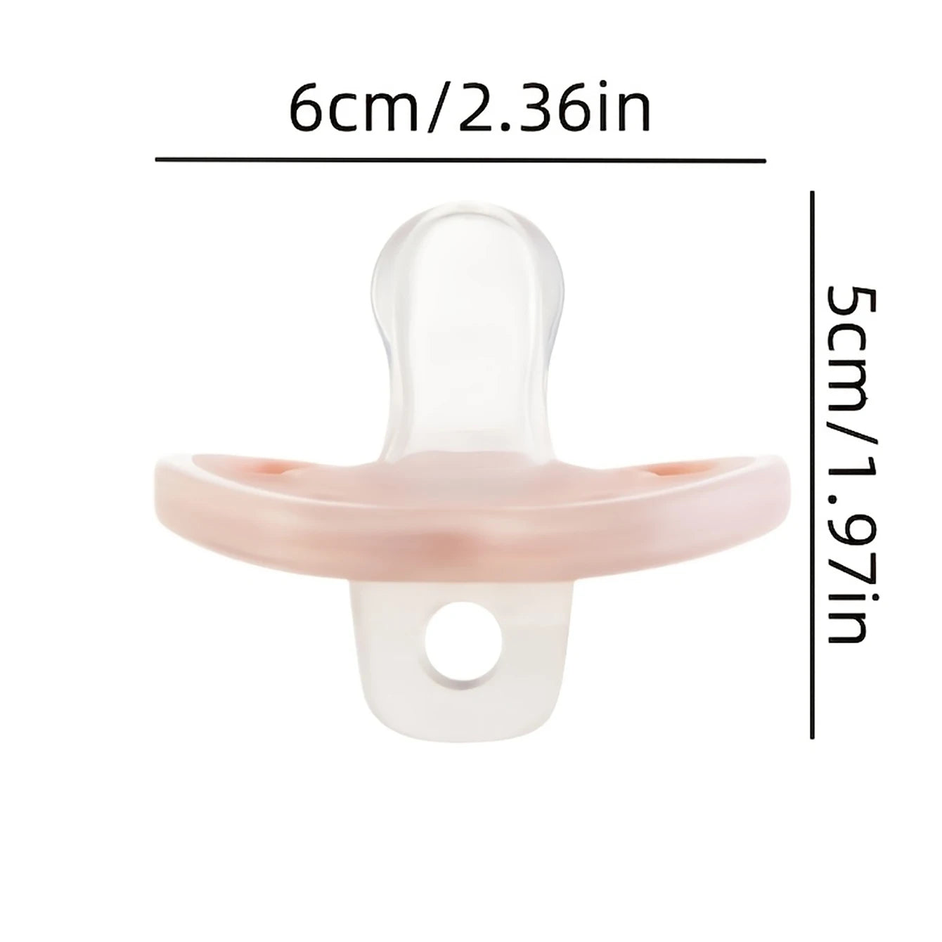 Soft Silicone Baby Pacifier, Newborn Soother