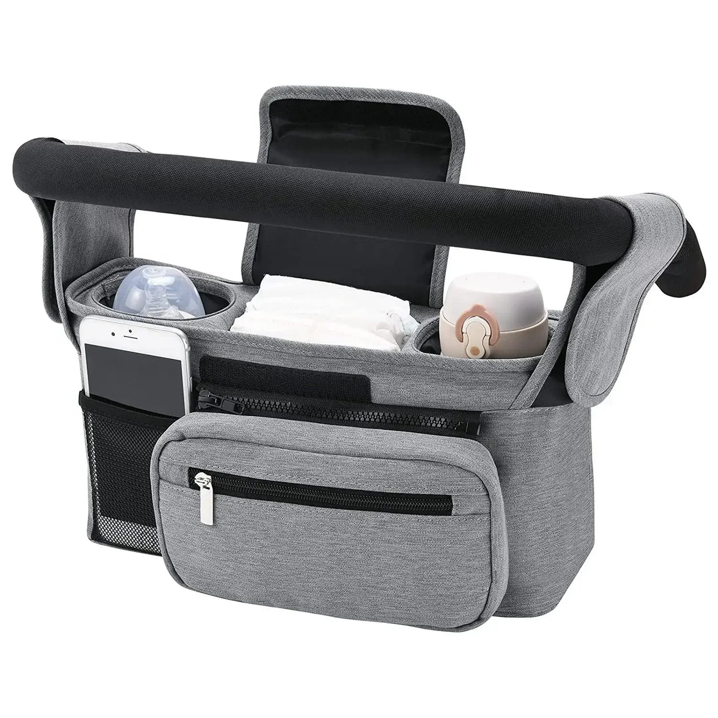 Baby Stroller Storage Large Capacity Travel Hanging Bag Mommy Bag Phone Bottle Holder Pram Diaper Bags Baby Stroller Accessories