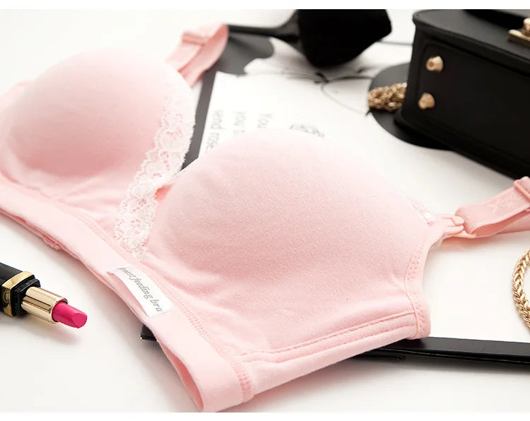 Cotton Wire-free Nursing Breastfeeding Bra