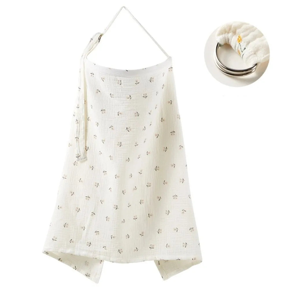 Breastfeeding Nursing Cover Breathable Multi-purpose Baby Feeding Cloth Adjustable