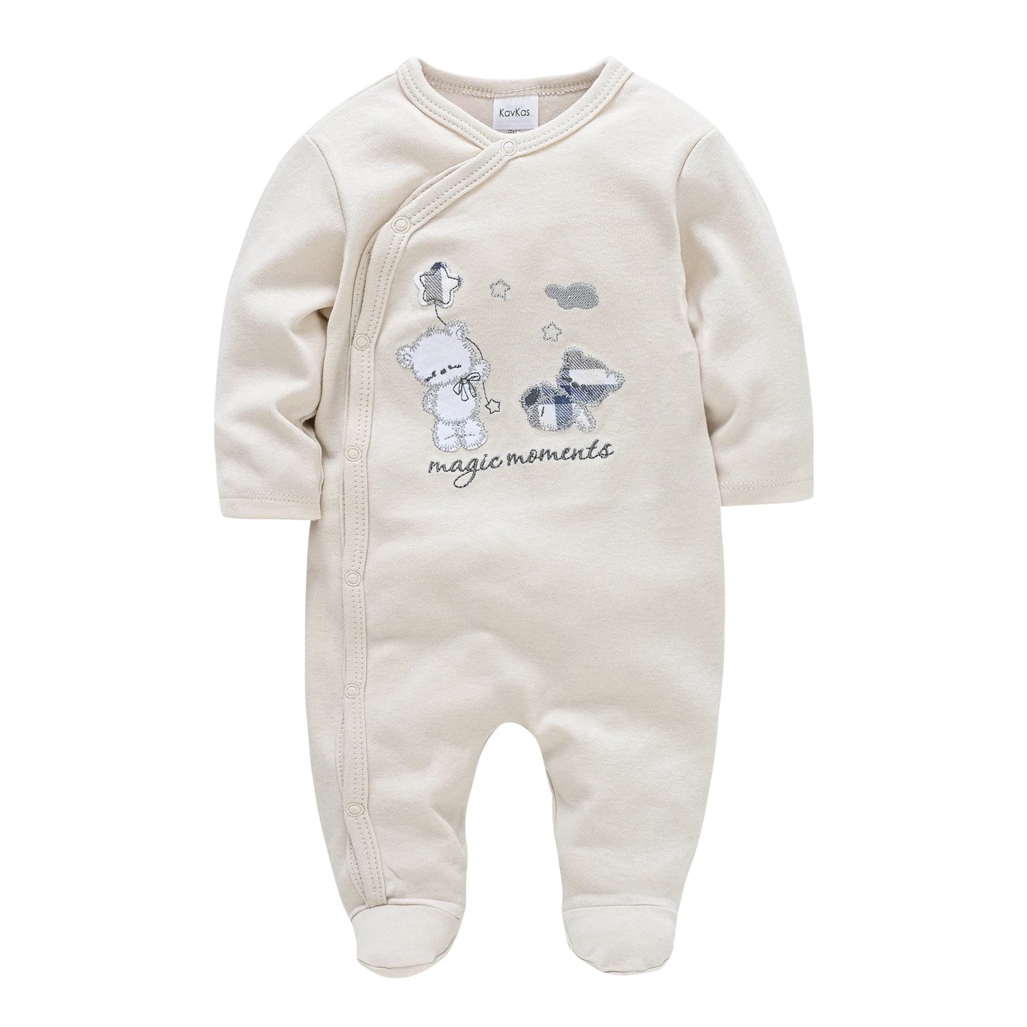 100% Cotton New Born Baby Long Sleeve Romper Cartoon Boys Girls ,  0-12 Monthes