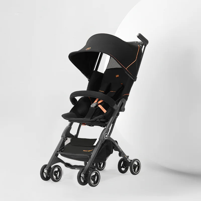 gb Pockit 3H baby Steoller (Includes Free Armrest), All-Terrain, Lightweight Stroller, Travel-Friendly