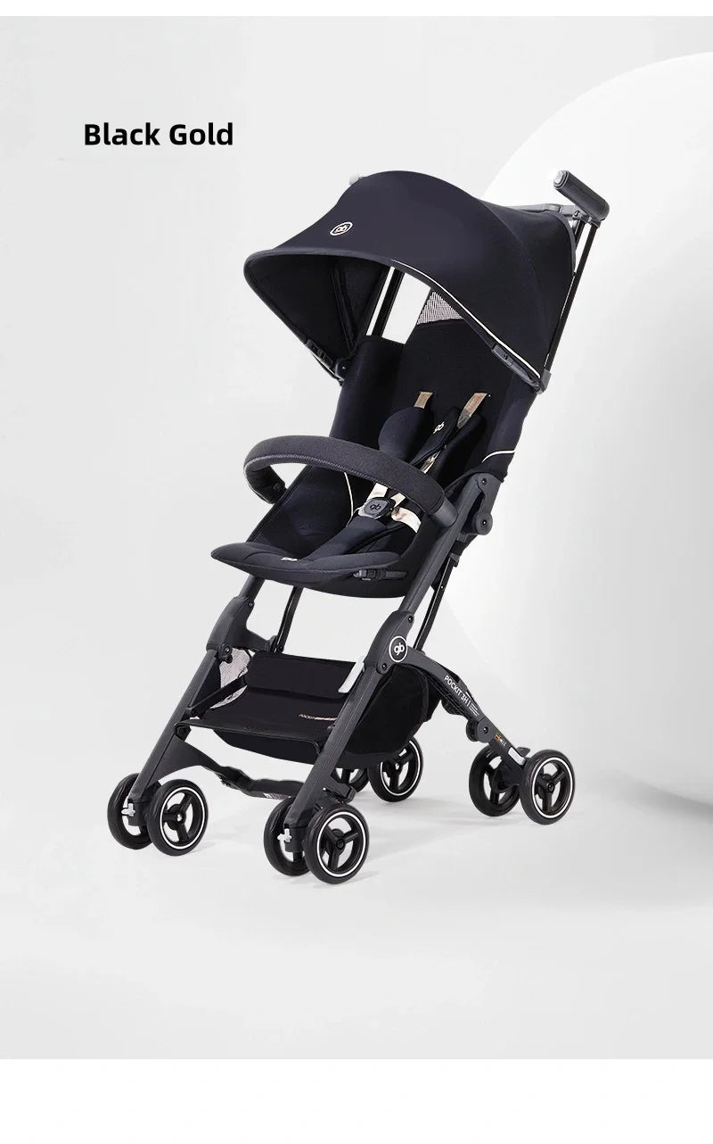 gb Pockit 3H baby Steoller (Includes Free Armrest), All-Terrain, Lightweight Stroller, Travel-Friendly