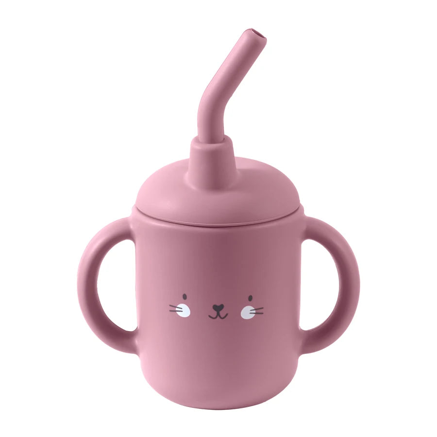 100% Food Grade Silicone Baby Cup, Bowl, Bib, Suction Dish and Utensils Sets