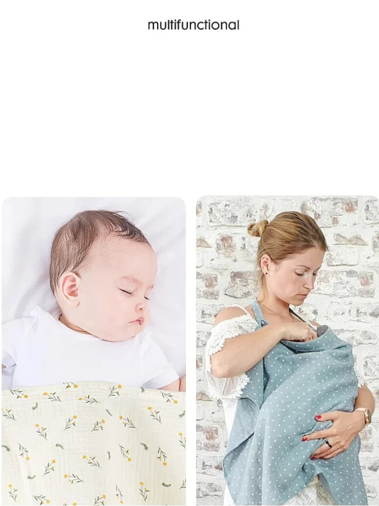 Breastfeeding Nursing Cover Baby Feeding Cloth Privacy Blanket