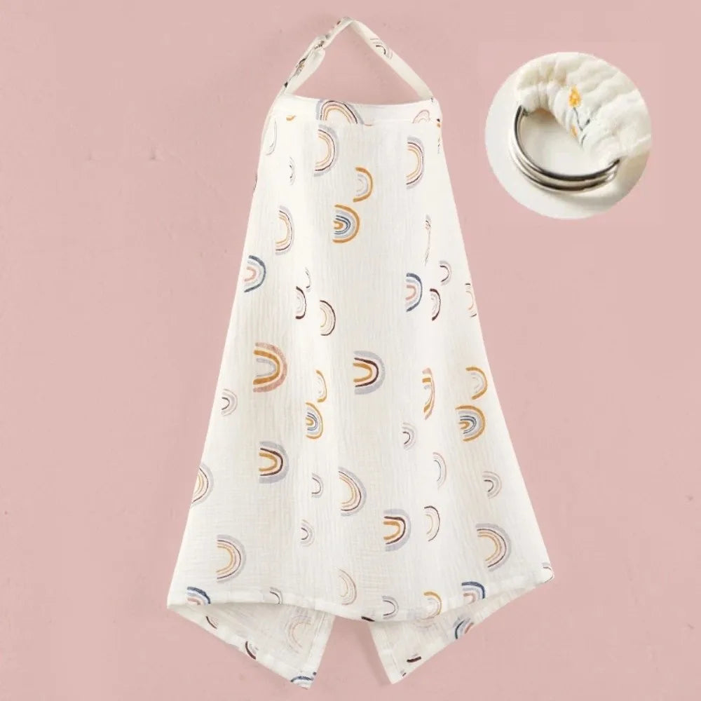 Breastfeeding Nursing Cover Breathable Multi-purpose Baby Feeding Cloth Adjustable