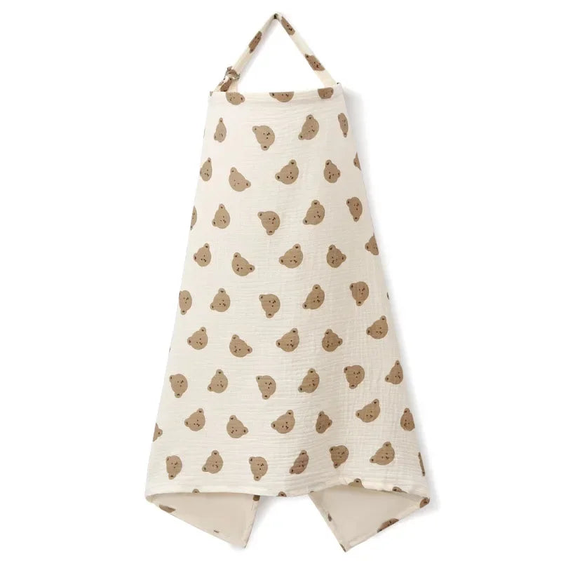 Mother Breastfeeding Cotton Cover Baby Feeding Nursing Covers Adjustable Privacy Breastfeeding Apron Stroller Blanket