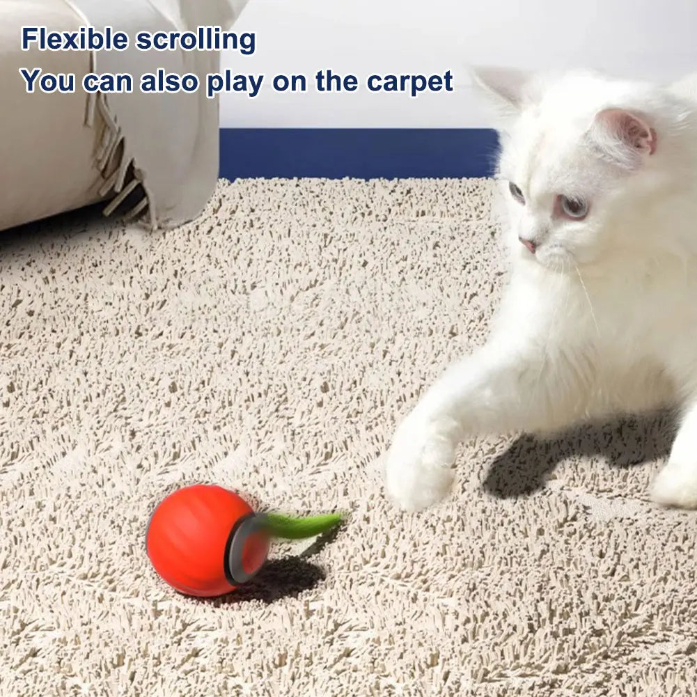 Smart Cat Toy Ball Electronic Interactive Pet Toy Moving Ball Rechargeable Automatic Moving Bouncing