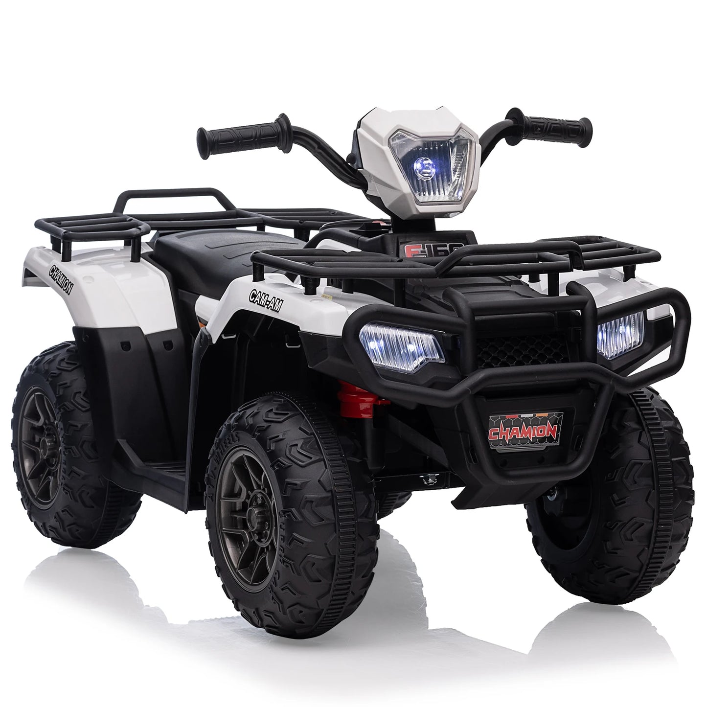 Kids, Age 2.5 - 5 years old, Ride On ATV 12V Battery-Operated Electric Vehicle Car, High/Low 2.2mph Safety Speed, One Button Start, LED Light for Toddlers