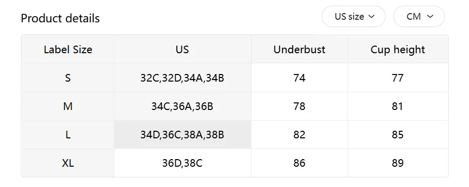 6 Seamless Comfortable Wireless Push-Up Bra Tassel Decor Women's Underwear and Lingerie