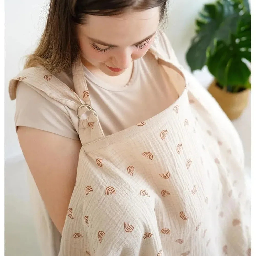 Breastfeeding Nursing Cover Breathable Multi-purpose Baby Feeding Cloth Adjustable
