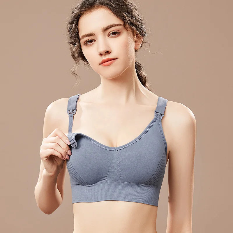 Nursing  Breastfeeding Breathable Push Up Bra, 1Pc