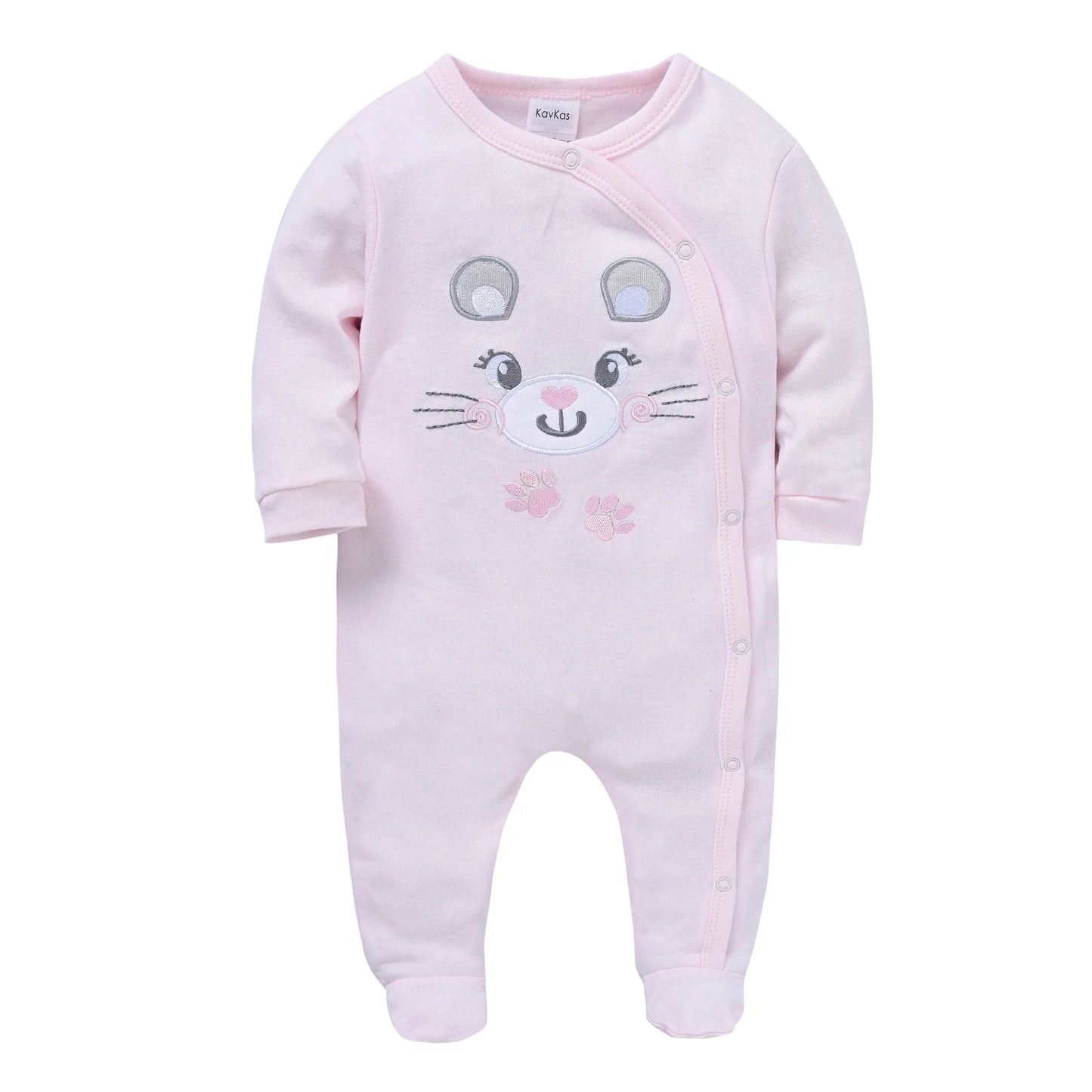 100% Cotton New Born Baby Long Sleeve Romper Cartoon Boys Girls ,  0-12 Monthes