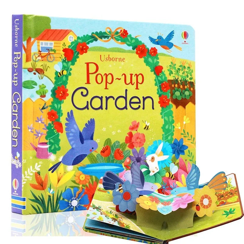 Young Children's Pop Up 3D Flap Picture English Books Fairy Tales Bedtime Reading Enlighten Learning Gift Montessori