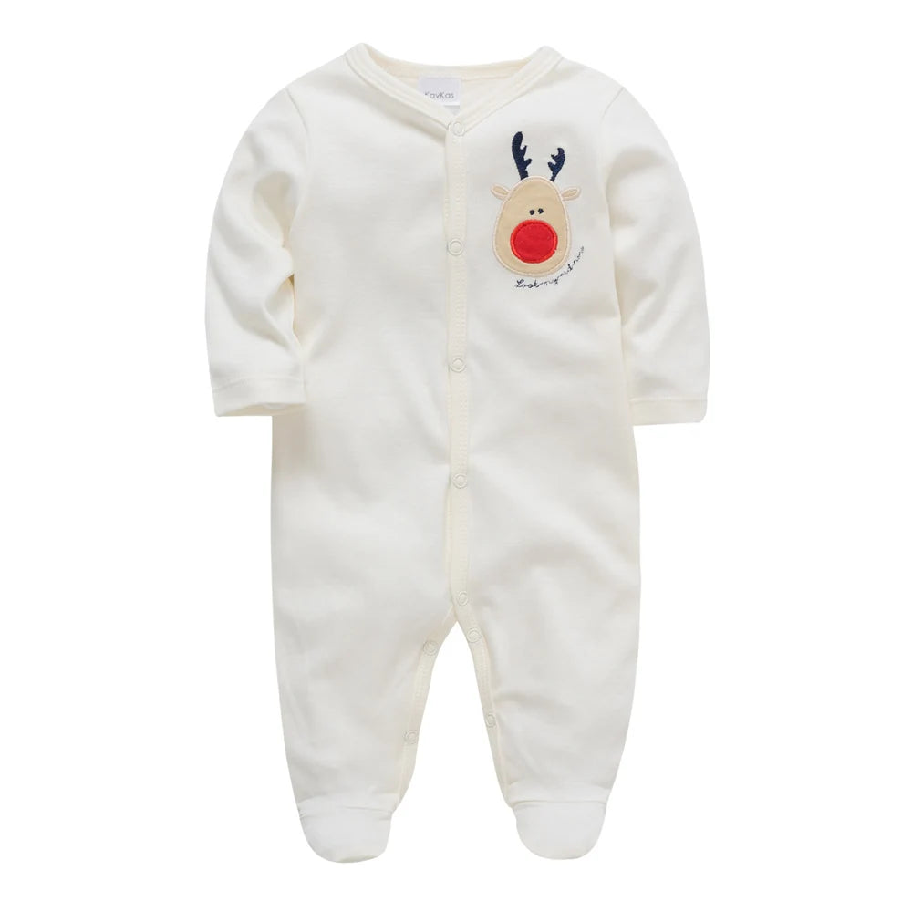 100% Cotton New Born Baby Long Sleeve Romper Cartoon Boys Girls ,  0-12 Monthes