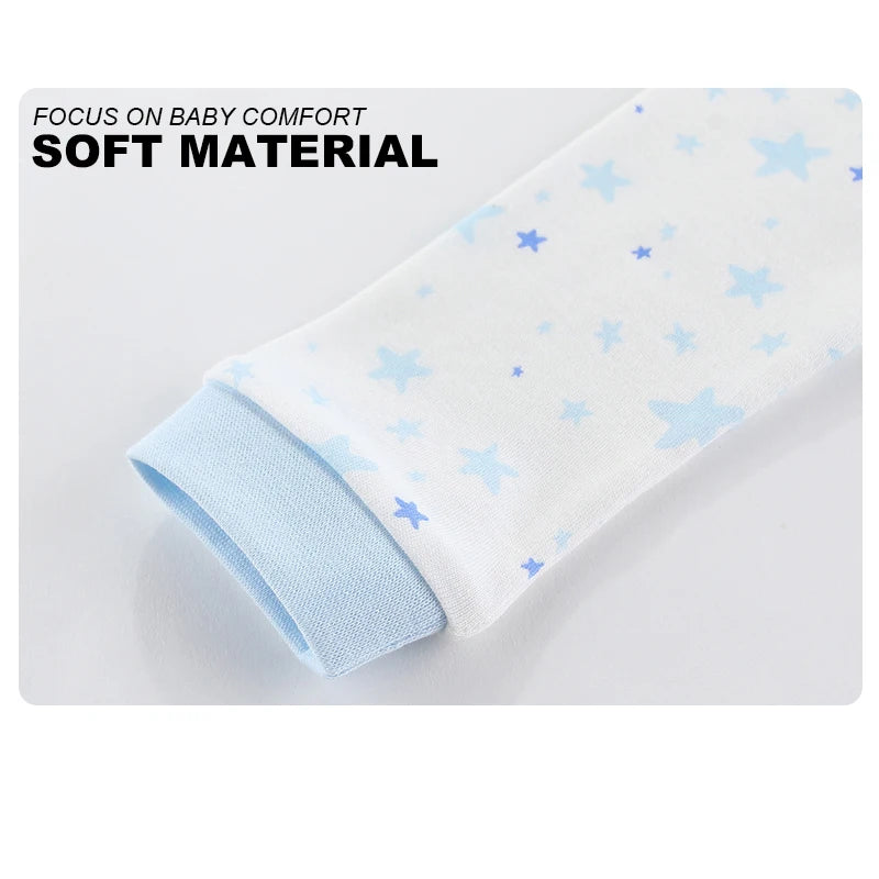100% Cotton Soft Newborn Baby 2 - Zipper Baby Boy Girl Rompers Shower Gifts, 3 Pcs/lot,  Autumn Winter