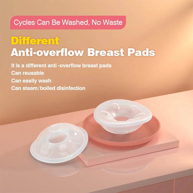 MAMIJOY MSB03 2pcs Wearable Milk Saver for Breastfeeding Manual Breastmilk Collector Silicone Breast Shell Milk Collection Cup