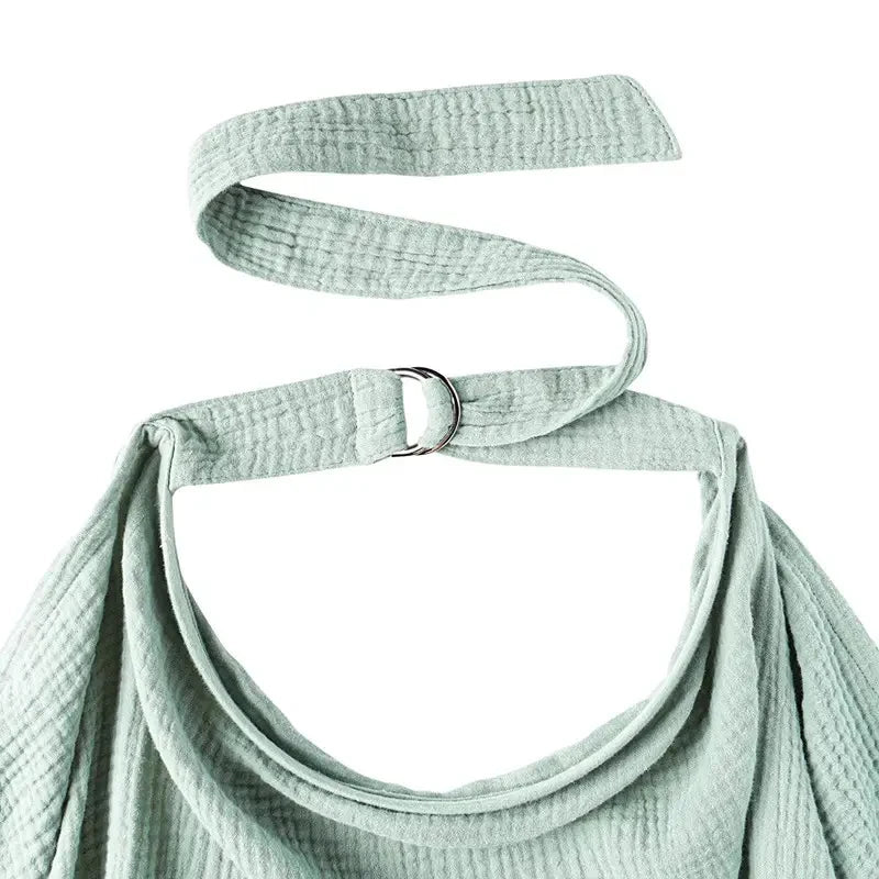 Nursing Breastfeeding Cotton Muslin Privacy Cover Cloth