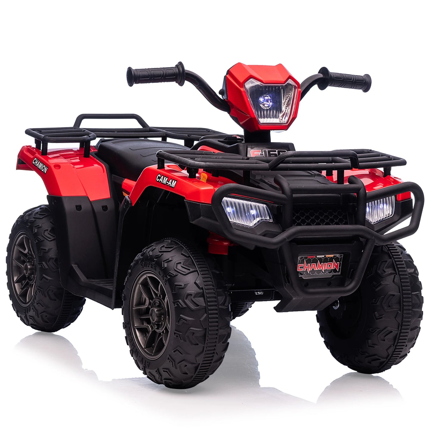 Kids, Age 2.5 - 5 years old, Ride On ATV 12V Battery-Operated Electric Vehicle Car, High/Low 2.2mph Safety Speed, One Button Start, LED Light for Toddlers