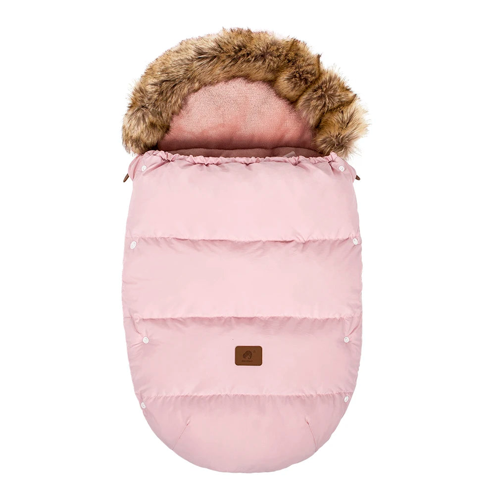 0-24 Months Baby Carriage Sack Winter Warm Thicker Envelope For Discharge Stroller Footmuff Universal Pram Cover Accessories