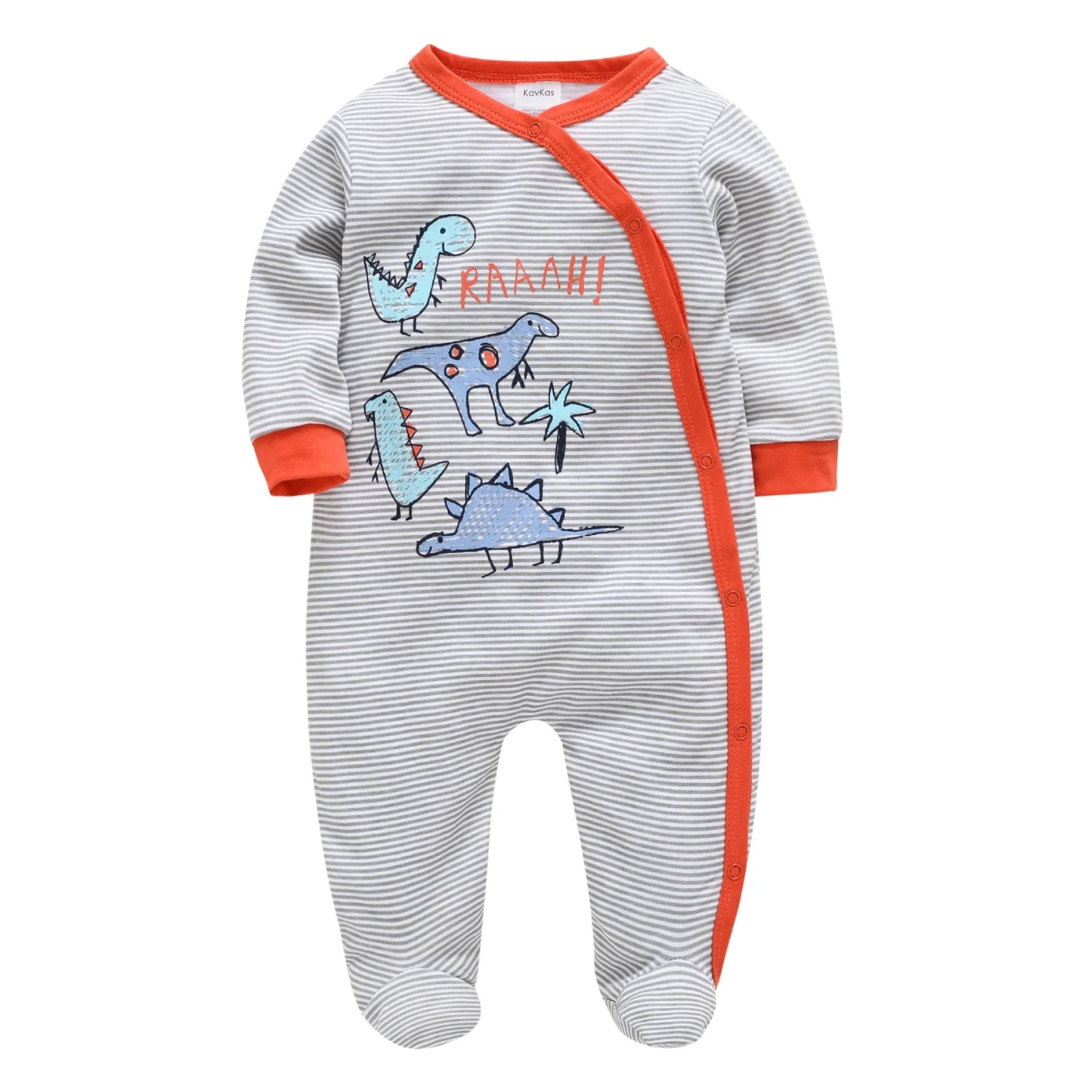 100% Cotton New Born Baby Long Sleeve Romper Cartoon Boys Girls ,  0-12 Monthes