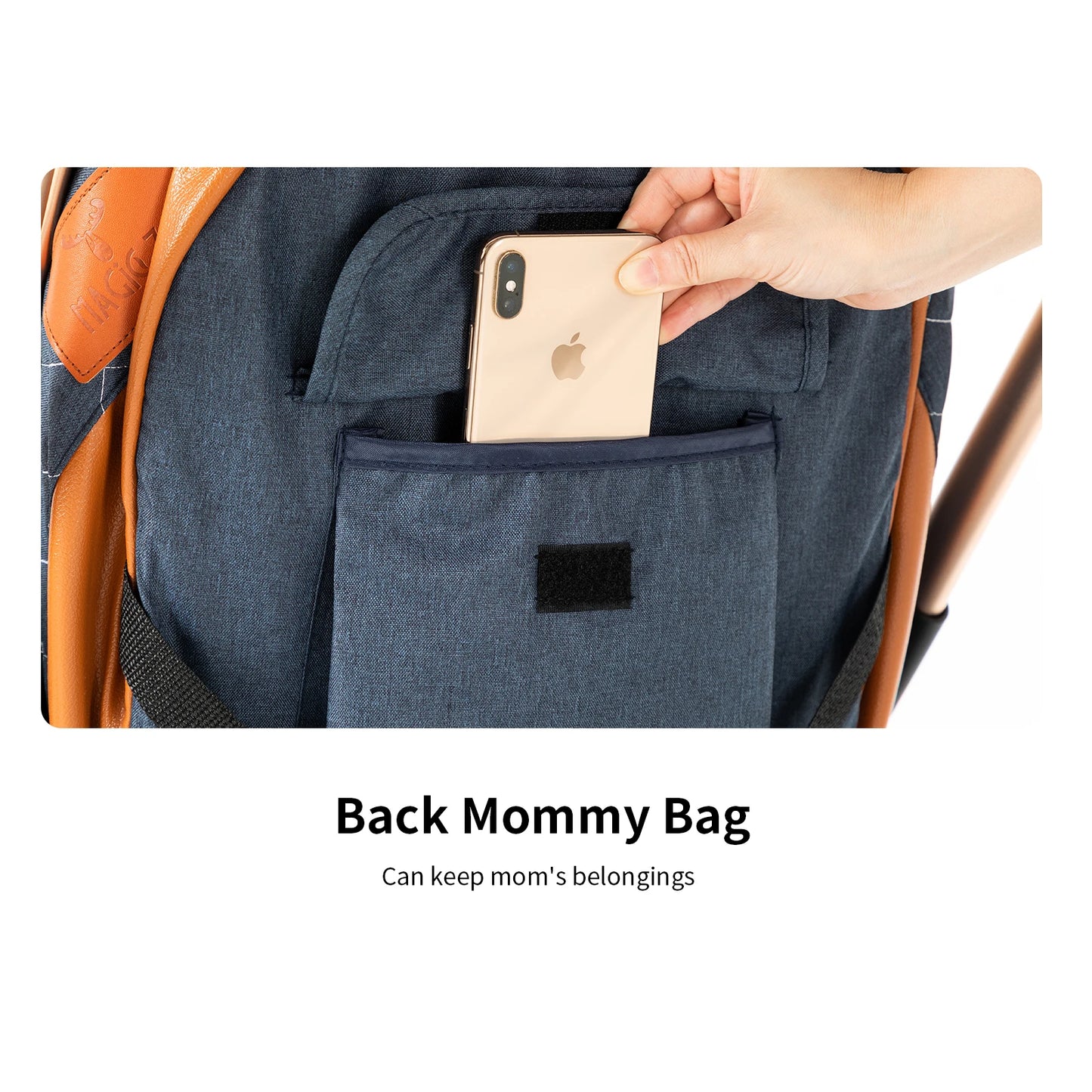 Baby Stroller 2 in 1 with Carrycot Reversible Seat 5-Point Harness for Newborn 0-3Y Lightweight Foldable 2-in-1 Baby Stroller