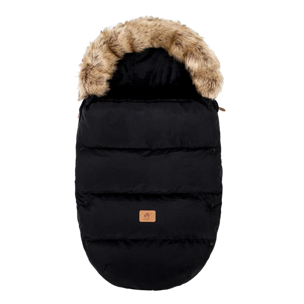 0-24 Months Baby Carriage Sack Winter Warm Thicker Envelope For Discharge Stroller Footmuff Universal Pram Cover Accessories