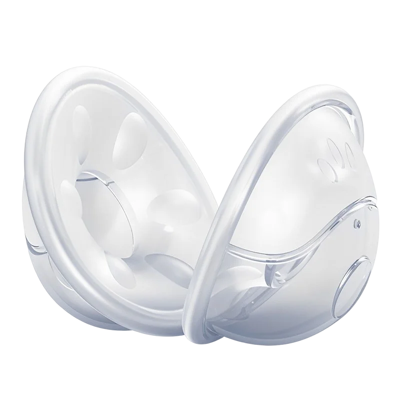 MAMIJOY MSB03 2pcs Wearable Milk Saver for Breastfeeding Manual Breastmilk Collector Silicone Breast Shell Milk Collection Cup