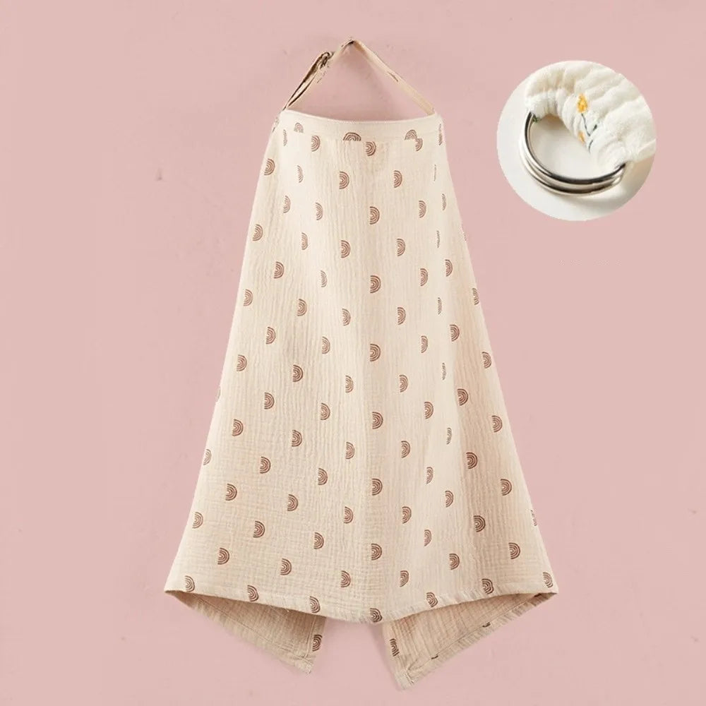 Breastfeeding Nursing Cover Breathable Multi-purpose Baby Feeding Cloth Adjustable