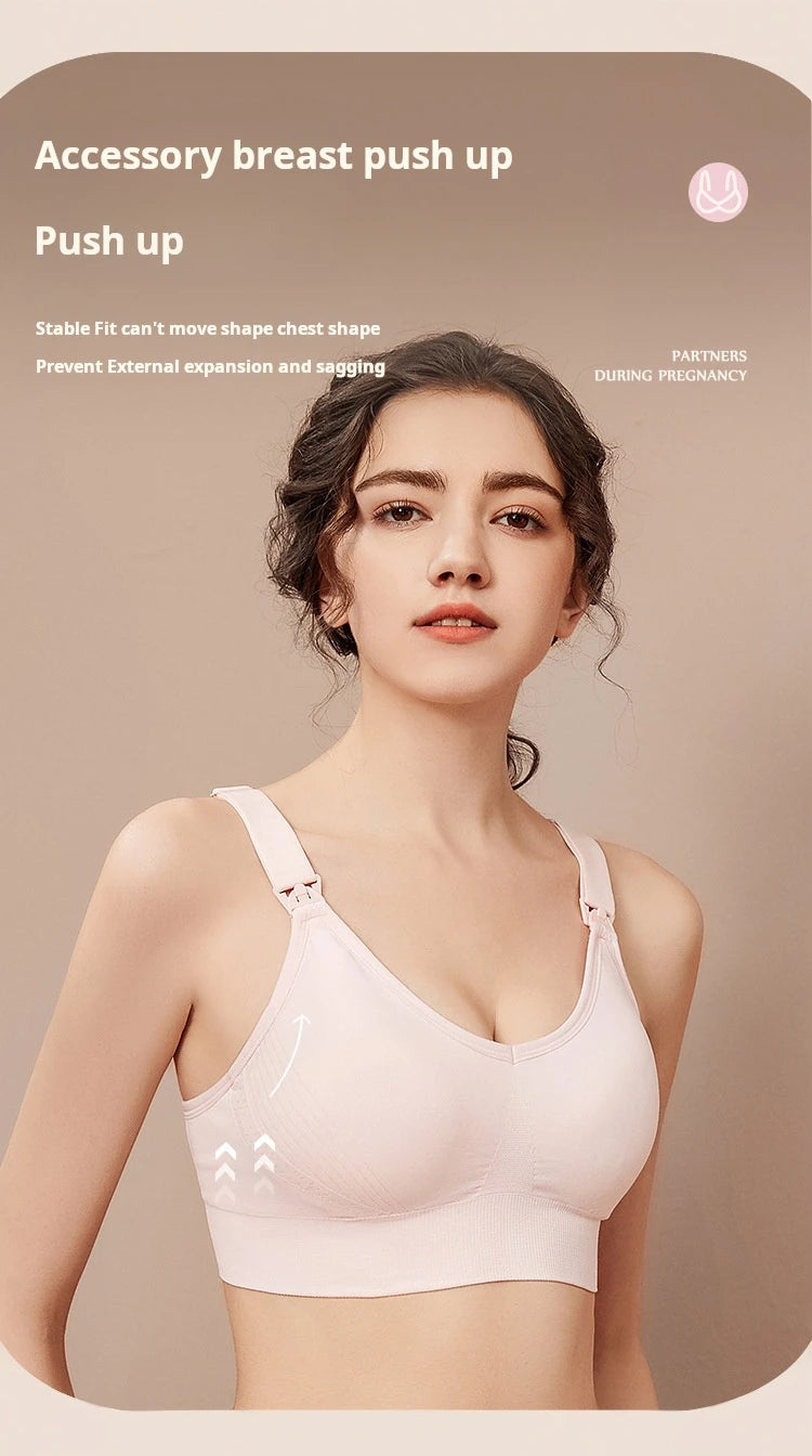 Nursing  Breastfeeding Breathable Push Up Bra, 1Pc