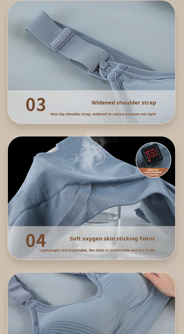 Nursing  Breastfeeding Breathable Push Up Bra, 1Pc