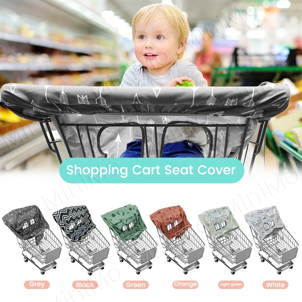 1PC Waterproof Baby Shopping Cart Seat Cover Anti-Dirt Portable Travel Protector for Supermarket  Carts