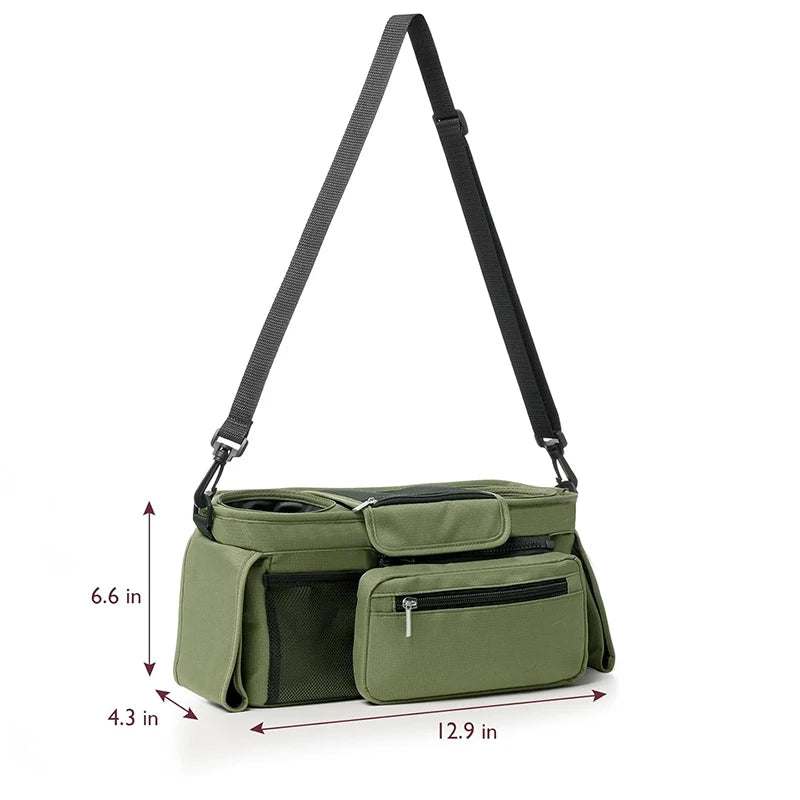 Baby Stroller Storage Large Capacity Travel Hanging Bag Mommy Bag Phone Bottle Holder Pram Diaper Bags Baby Stroller Accessories