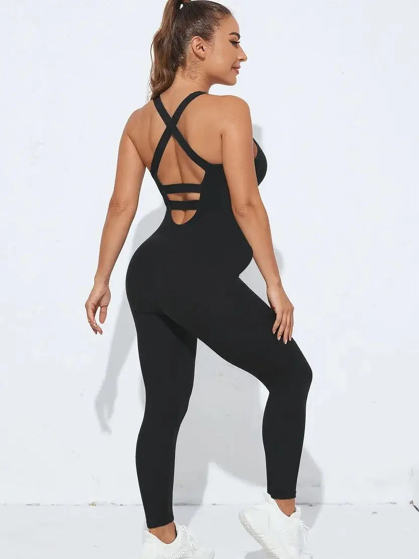 Maternity Clothing Jumpsuits Solid Color Backless Bodysuit Shapewear Yoga Pilates Sports Workout Outfits Pregnancy Women Clothes