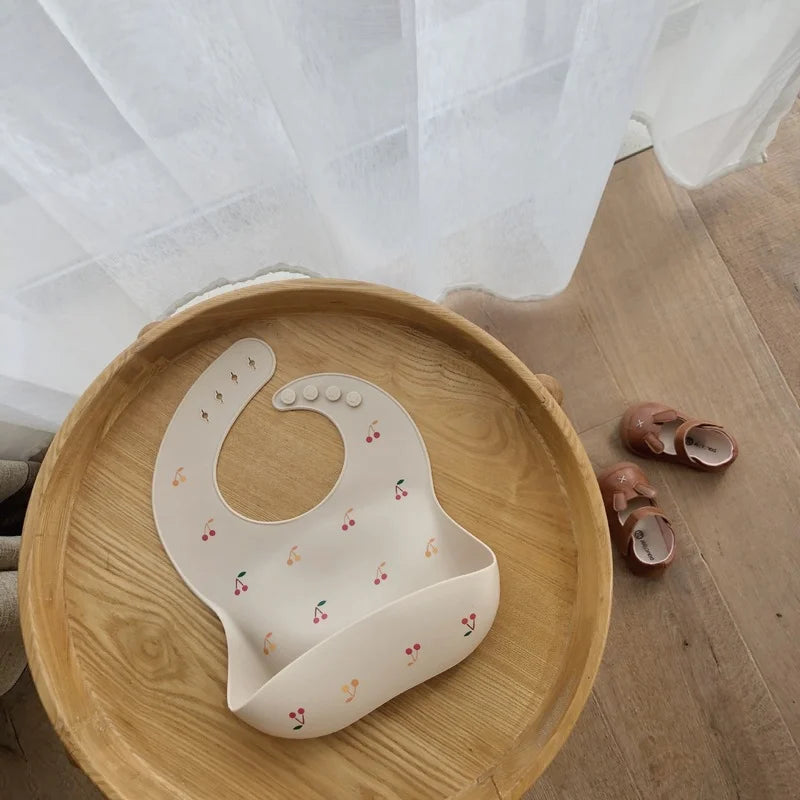 Soft Silicone Adjustable Unisex Baby Toddler Bibs