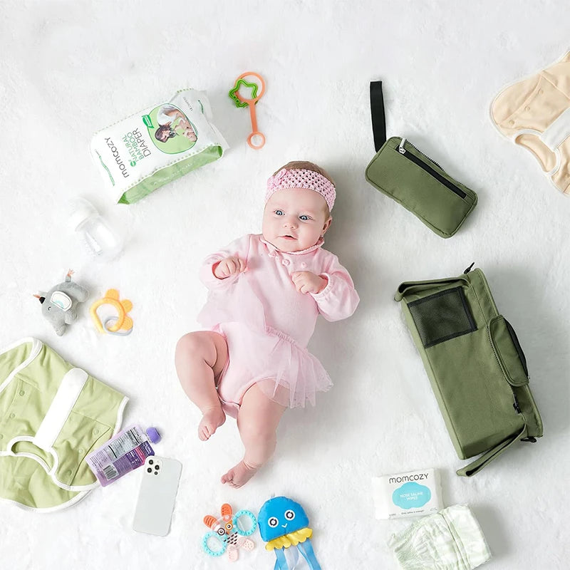 Baby Stroller Storage Large Capacity Travel Hanging Bag Mommy Bag Phone Bottle Holder Pram Diaper Bags Baby Stroller Accessories