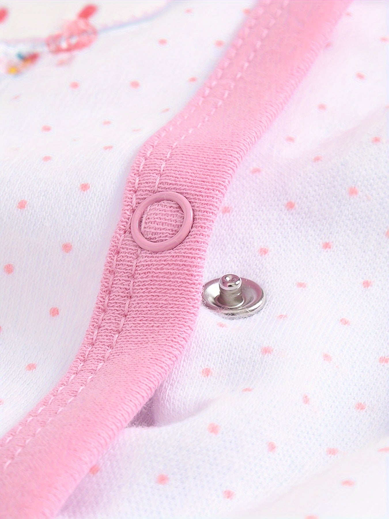 100% Cotton Print Newborn Baby Girl Soft Long Sleeve Footed Romper Cartoon Bunny Rabbit Floral, 0-12 Months