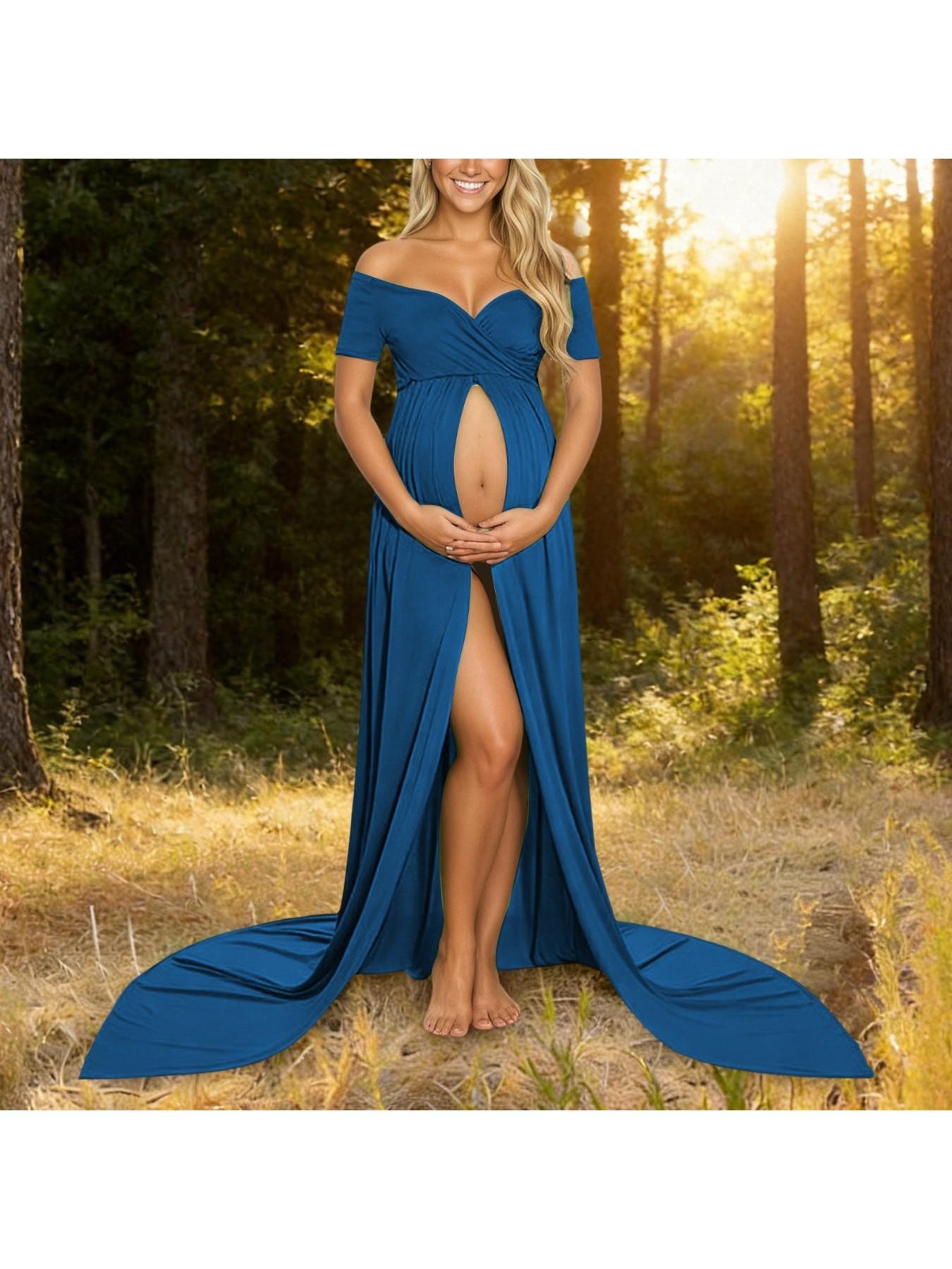 Maternity Elegant Photoshoot Dress, Perfect for Capturing Pregnancy Moments