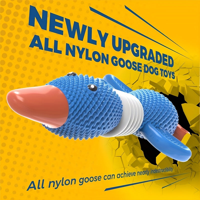 Nylon Goose Dog Toys for Aggressive Chewers | Upgraded Tough, Durable, Heavy Duty Bone Indestructible, Suitable for All Breed Sizes, Plaid Pattern by VITSCAN