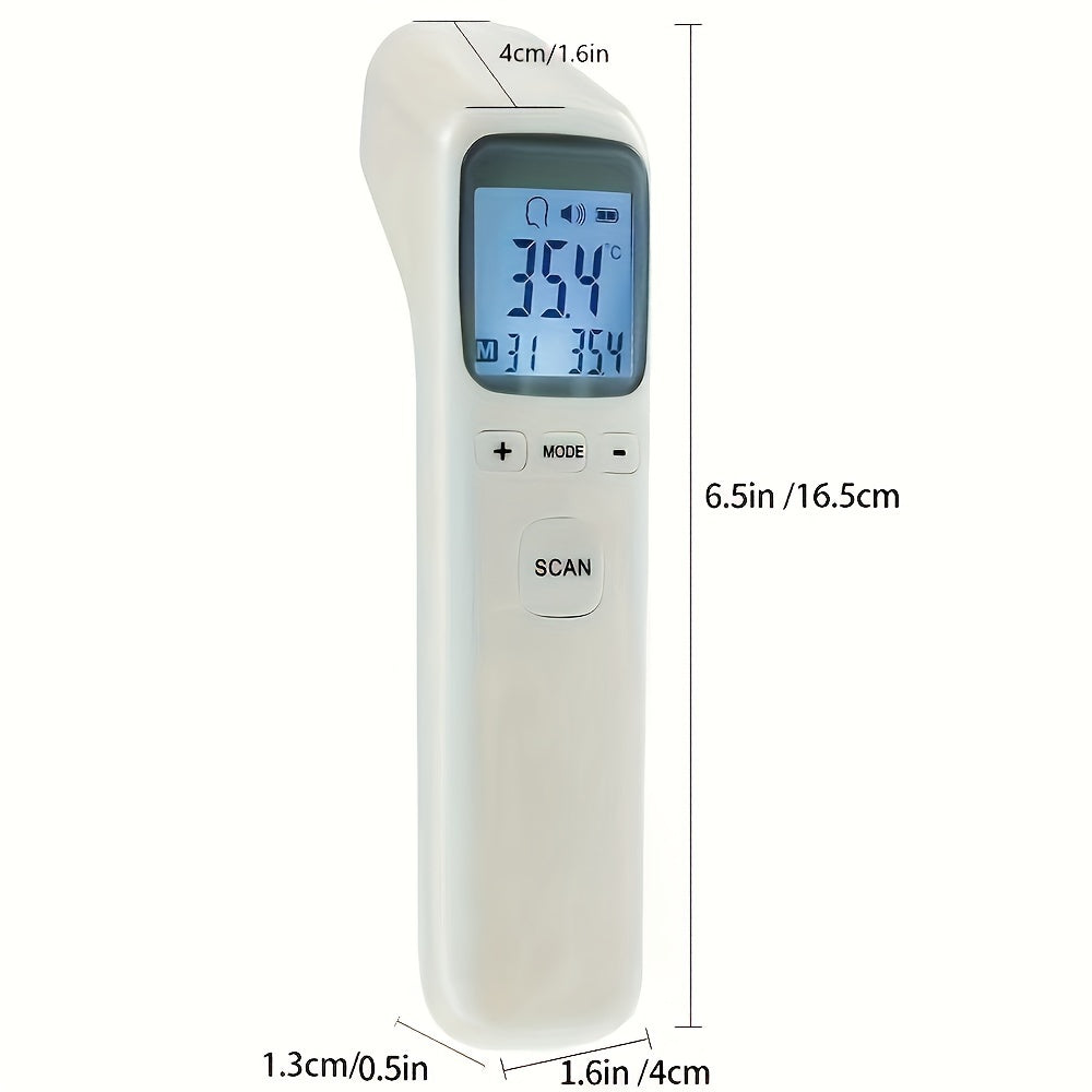 CHANG KUN 1pc No-Touch Digita Thermometer For All Ages, With Fever Alarm, 1 Second Fast Result, High Quality, Portable