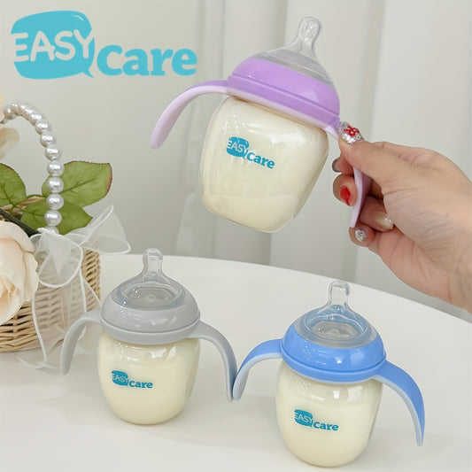 6pcs EASYCARE Wide-Mouth Baby Bottle, 236.22-472.44inch Nipple, 160ml/5.6oz PPSU - Durable, Easy-Grip & Clean Sippy Cup & Straw Cup - Ideal for Baby Showers, Gender Reveals, Weddings Gifts