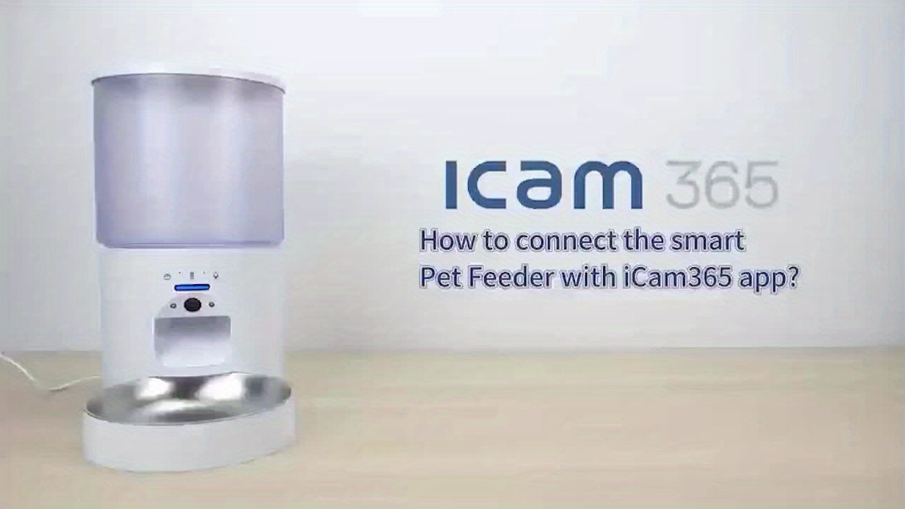 Smart Automatic Pet Feeder with WiFi Camera, Smart for cat Feeder Automatically, 1296P FHD Video Night Vision, Voice Recording, App Control, Stainless Steel Bowl, 5G And 2.4G Wi-Fi, Pet Dry Food Dispenser for Cats And Dogs, A