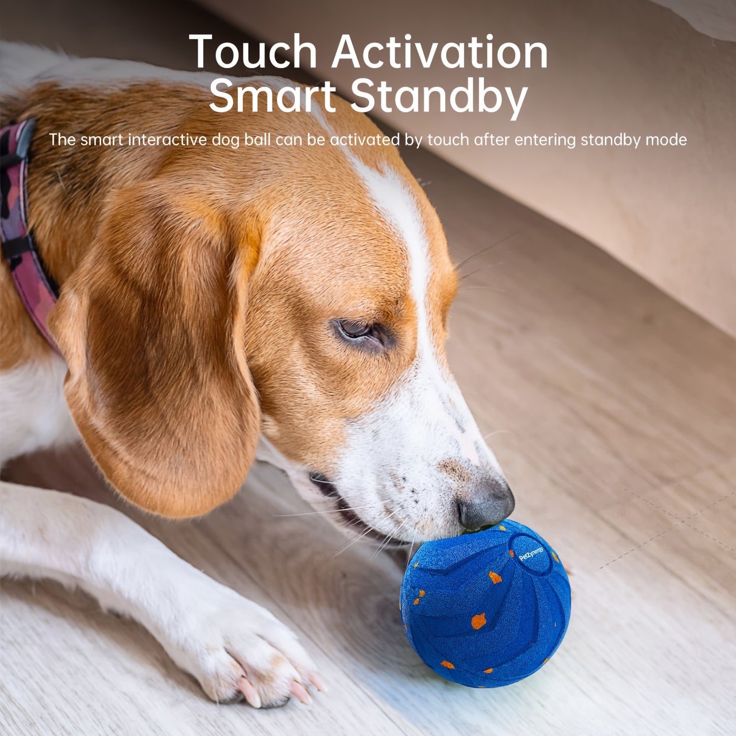 An Interactive Smart Dog Toy That Features Automatic Movement, Bouncing, And Spinning Functions, Made from E-TPU Material, Specifically Designed As an Energetic Rolling Ball for Medium to Large Dogs