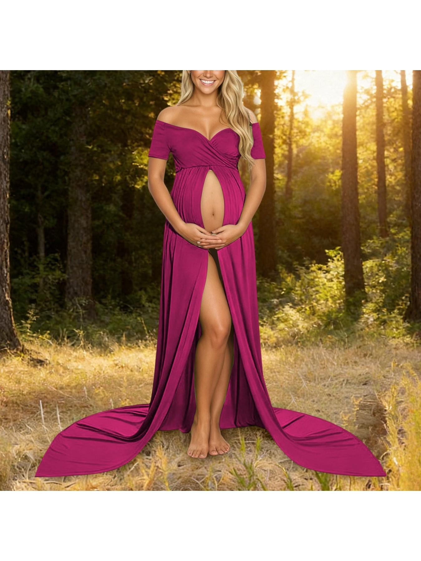 Maternity Elegant Photoshoot Dress, Perfect for Capturing Pregnancy Moments