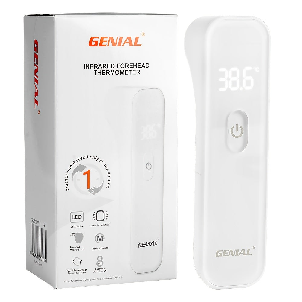 Forehead Thermometer for All Ages, FSA HSA Eligible, Digital Temporal Thermometer with Fever Alarm, Fast Accurate Results, Home & Nurse Essentials